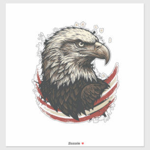 Vintage Bald Eagle Patriotic Engraving Shirt Desig
