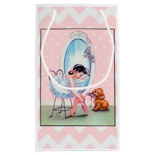 Vintage Ballerina Gift Bag
