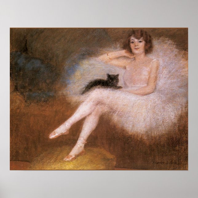 Vintage Ballerina Poster (Front)