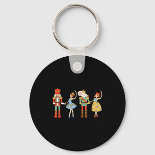 Vintage Ballet Sugar Plum Fairy Nutcracker Squad C Keychain