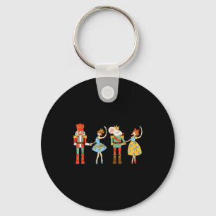 Vintage Ballet Sugar Plum Fairy Nutcracker Squad C Keychain