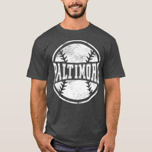 Vintage Baltimore Baseball Baseball Team Gift T-Shirt