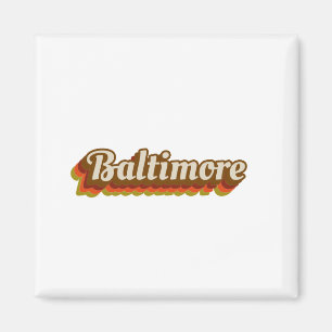 Vintage Baltimore Magnet