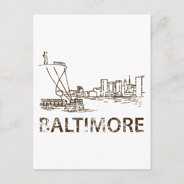 Vintage Baltimore Postcard (Front)