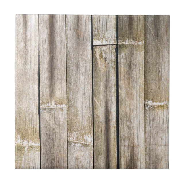 Vintage bamboo fence tile (Front)