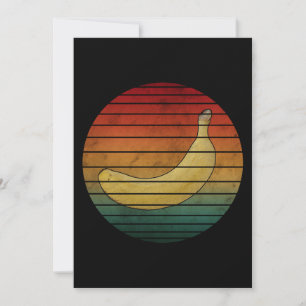 Vintage Banana Fruit Invitation