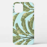 Vintage Banana Leaves: Tropical Seamless.