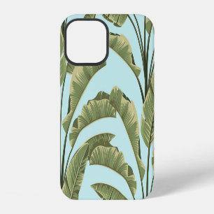 Vintage Banana Leaves: Tropical Seamless. iPhone 12 Case