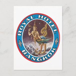 Vintage Bangkok Thailand Postcard