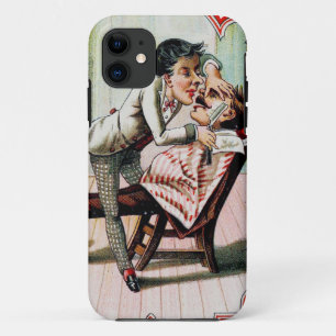 Vintage Barber Shop Shaving iPhone 11 Case