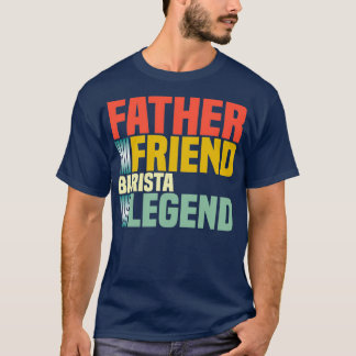 Vintage Barista Fathers Day Barista T-Shirt