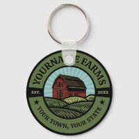 Vintage Barn ADD NAME Country Farm Crops Farmer
