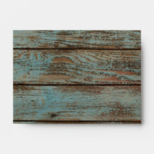 vintage barn wood lace country wedding envelope
