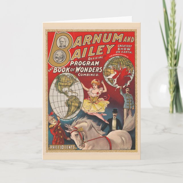 Vintage Barnum And Bailey Program Cover (Front)