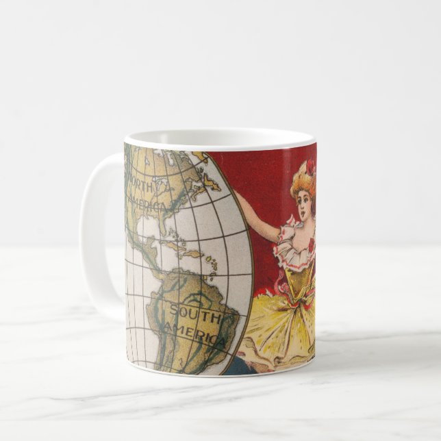 Vintage Barnum And Bailey Program Cover Coffee Mug (Front Left)