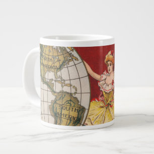 Vintage Barnum And Bailey Program Cover Large Coffee Mug