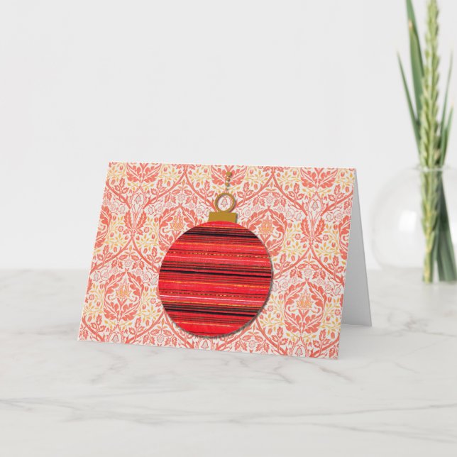 Vintage Baroque Christmas Card (Front)