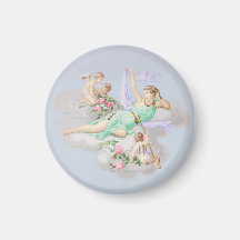Vintage Baroque Pastel Angels