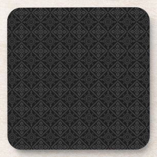 Vintage Baroque Triangle Pattern Coaster