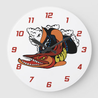 Vintage Barracuda Design Clock