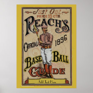 Vintage Baseball 1886 Add text Poster