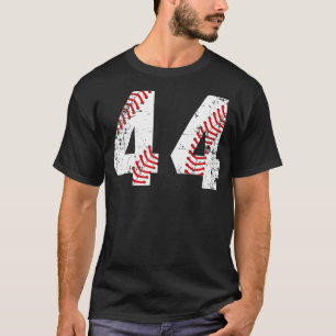 Vintage Baseball 44 Jersey Number  T-Shirt