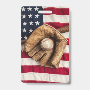 Vintage Baseball Badge