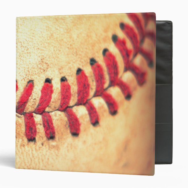 Vintage baseball ball binder (Front/Inside)