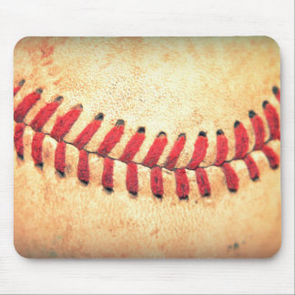 Vintage baseball ball mouse pad