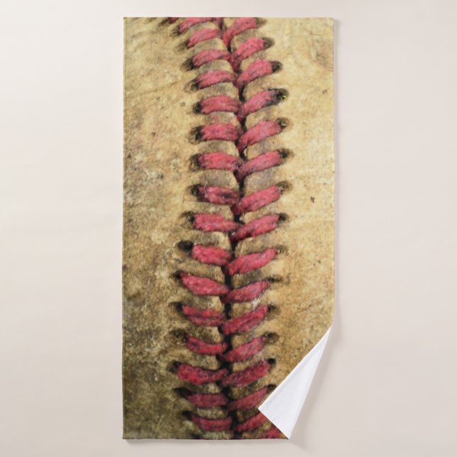 Vintage Baseball Bath Towel (Bath Towel)