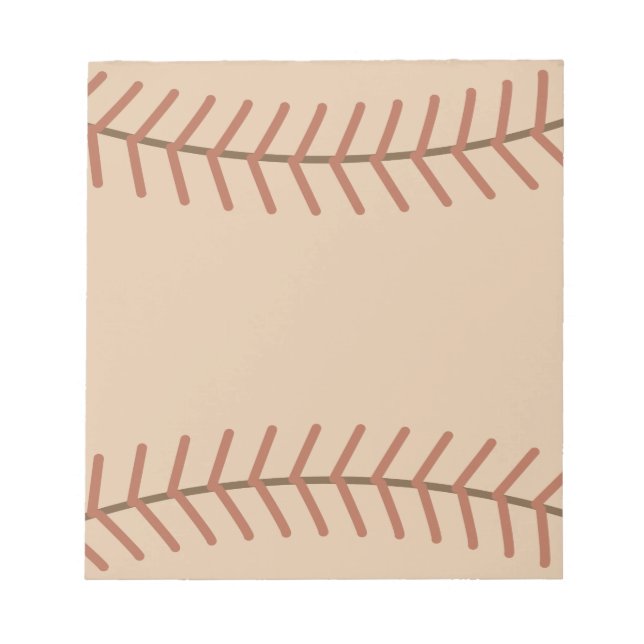 Vintage Baseball Binder Notepad  (Front)