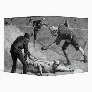 Vintage Baseball by Thure De Thulstrup, 1885 Binder