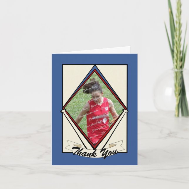 Vintage Baseball Card Thank You (Front)
