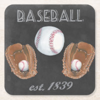 Vintage Baseball Chalkboard Design