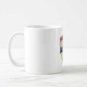 Vintage Baseball Dad Shirt Design_1 Coffee Mug