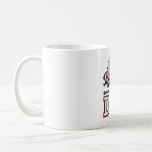 Vintage Baseball Dad Vector Shirt Design_1 Coffee Mug