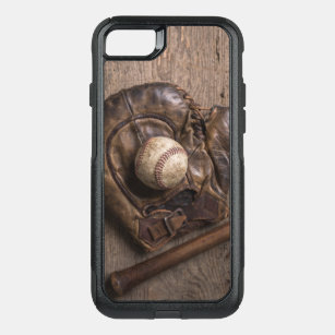 Vintage Baseball Equipment OtterBox Commuter iPhone 8/7 Case