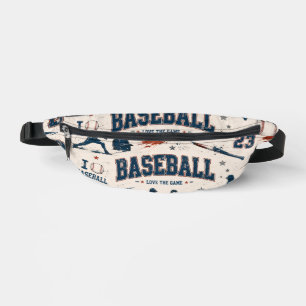 Vintage Baseball Fanny Pack Baseball Lover Waist