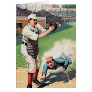 Vintage Baseball Illustration