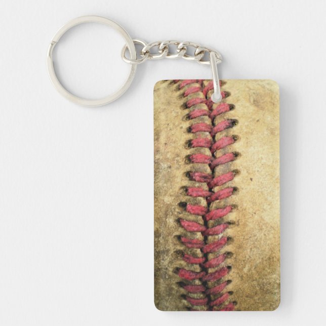 Vintage Baseball Keychain (Front)