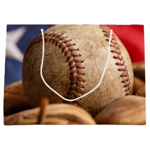 Vintage Baseball Large Gift Bag