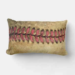 Vintage Baseball Lumbar Pillow