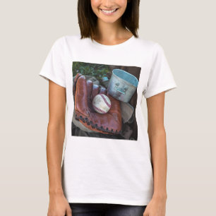 Vintage Baseball Mit and Ball Baseball  Glove Amer T-Shirt