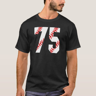 Vintage Baseball Mom 75 Jersey Baseball Favourite T-Shirt