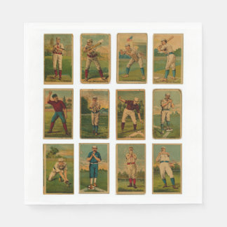 Vintage Baseball Napkin