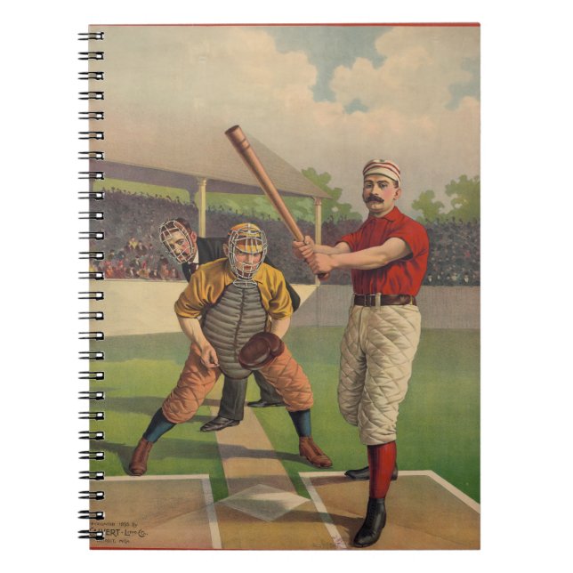 Vintage Baseball Notebook (Front)