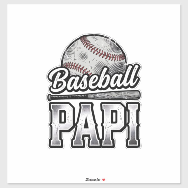 Vintage Baseball Papi Distressed Dad Shirt Design_ (Sheet)
