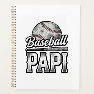 Vintage Baseball Papi Distressed Dad Shirt Design_ Planner