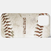 Vintage Baseball Personalized Case-Mate iPhone Case (Back (Horizontal))