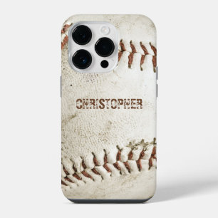 Vintage Baseball Personalized iPhone 14 Pro Case